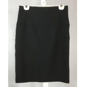 Digital Black Pencil Skirt